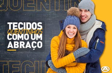 Tecidos quentinhos como um abraço