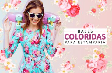 Bases coloridas para estamparia