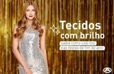 Tecidos com brilho: saiba como usá-los nas festas de fim de ano
