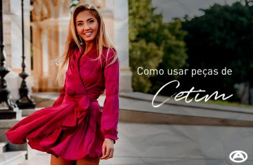 Como usar peças de cetim